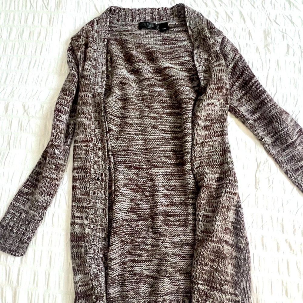 Elena K Long Button Up Cardigan